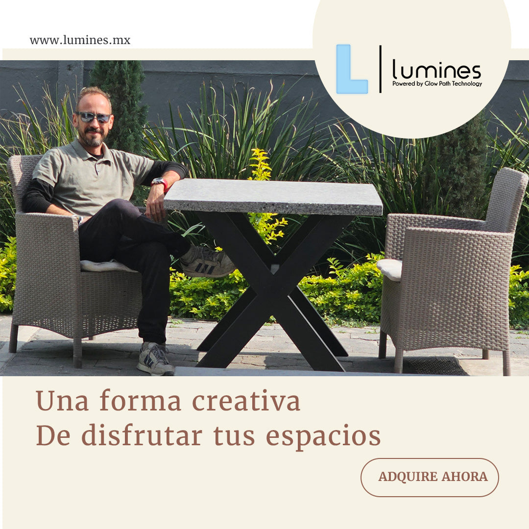 ¡Descubre la magia de la iluminación con nuestras cubierta de concreto luminiscente! Mesa Luminiscente 91 x 91 cm